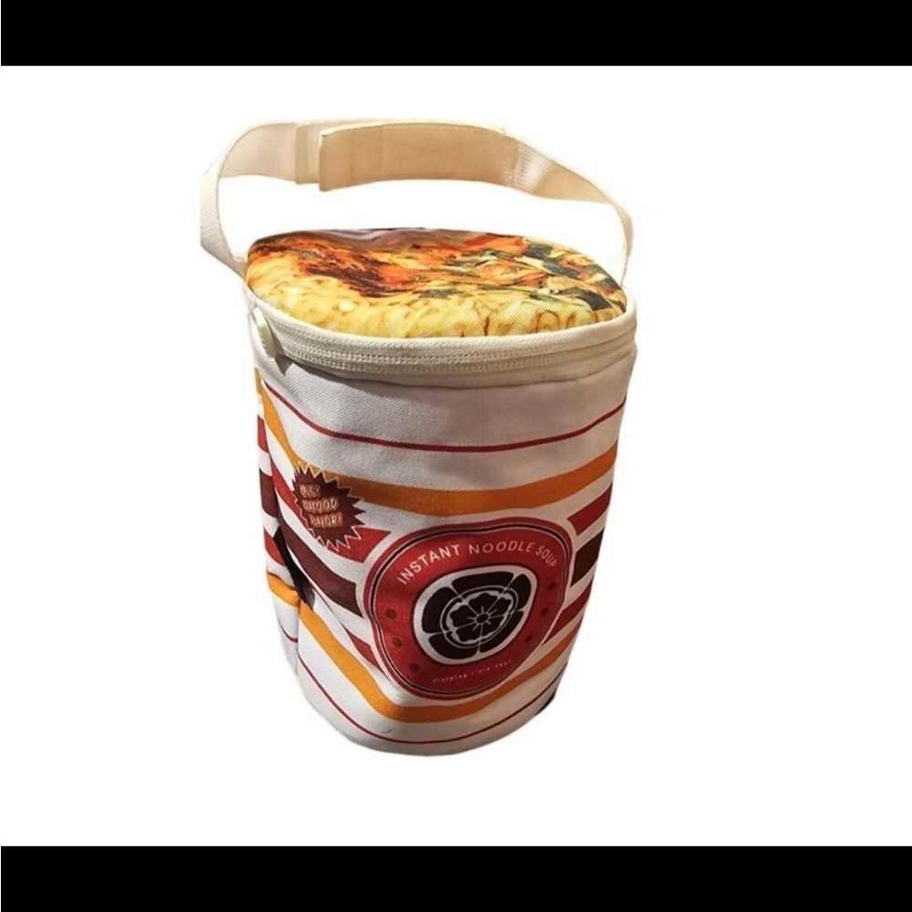 Jansport Instant Noodle Print Bag - White and Red